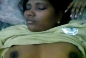 Indian girl " bryster fitte filmet utsatt av henne bf ansikt