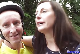Euro engelsk milf, strømper, anal-fuck anal-lek porno drukket kjæreste på nettet